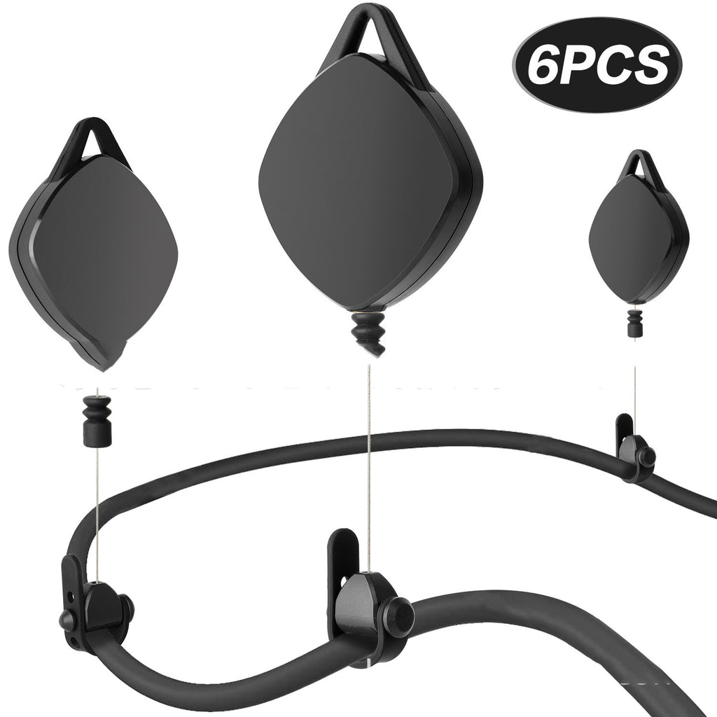 compact cord winder for clean desk setup