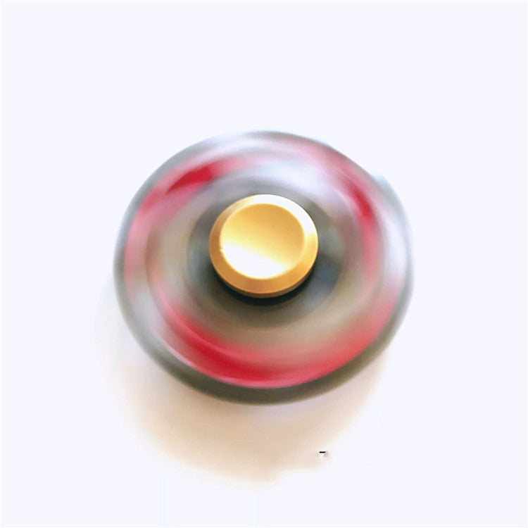 metal spinning top desk fidget toy for dorm room or study desk