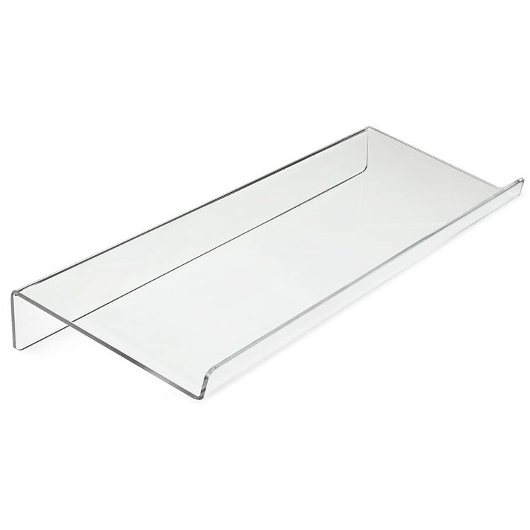 acrylic keyboard tilt stand under a keyboard