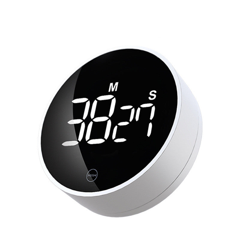 magnetic focus timer for small desk setup used in a home office workspace