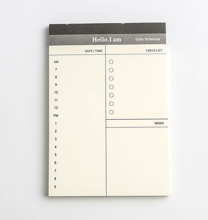 daily desk planner notepad for small desk setup detail for desk setup