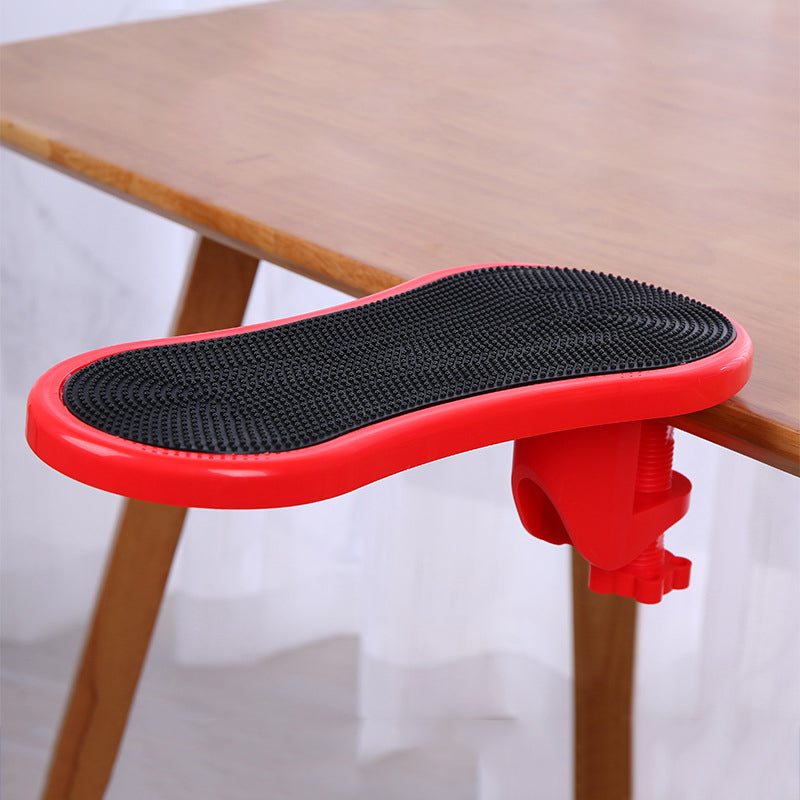 clamp-on desk arm rest extender for mouse support detail for desk setup