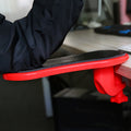 clamp-on desk arm rest extender for mouse support on a clean desk setup