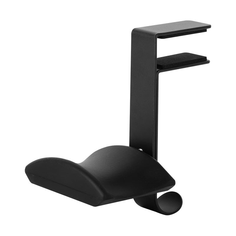 headphone hook used in a home office desk setup
