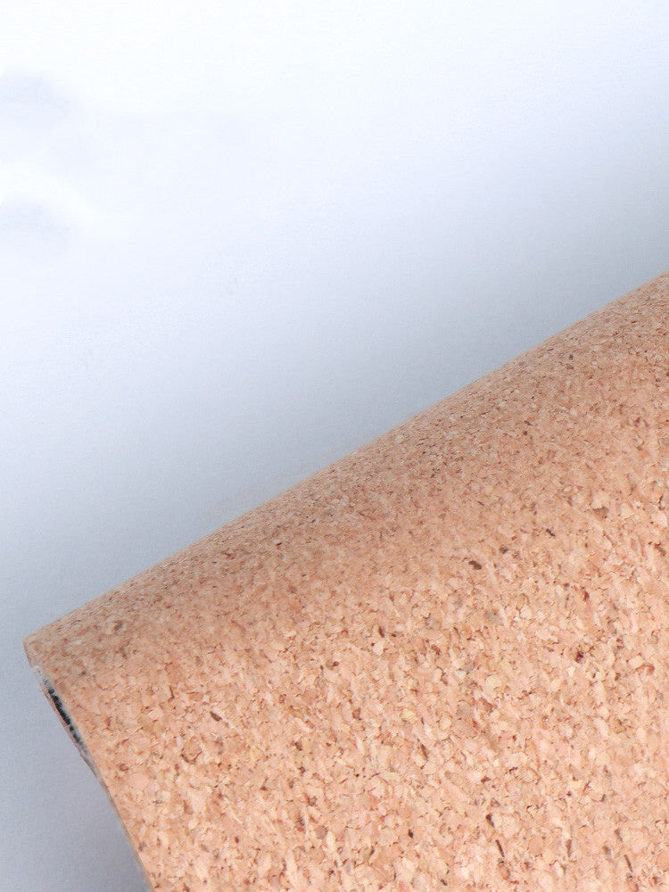 natural cork desk mat for small desk setup used in a home office workspace