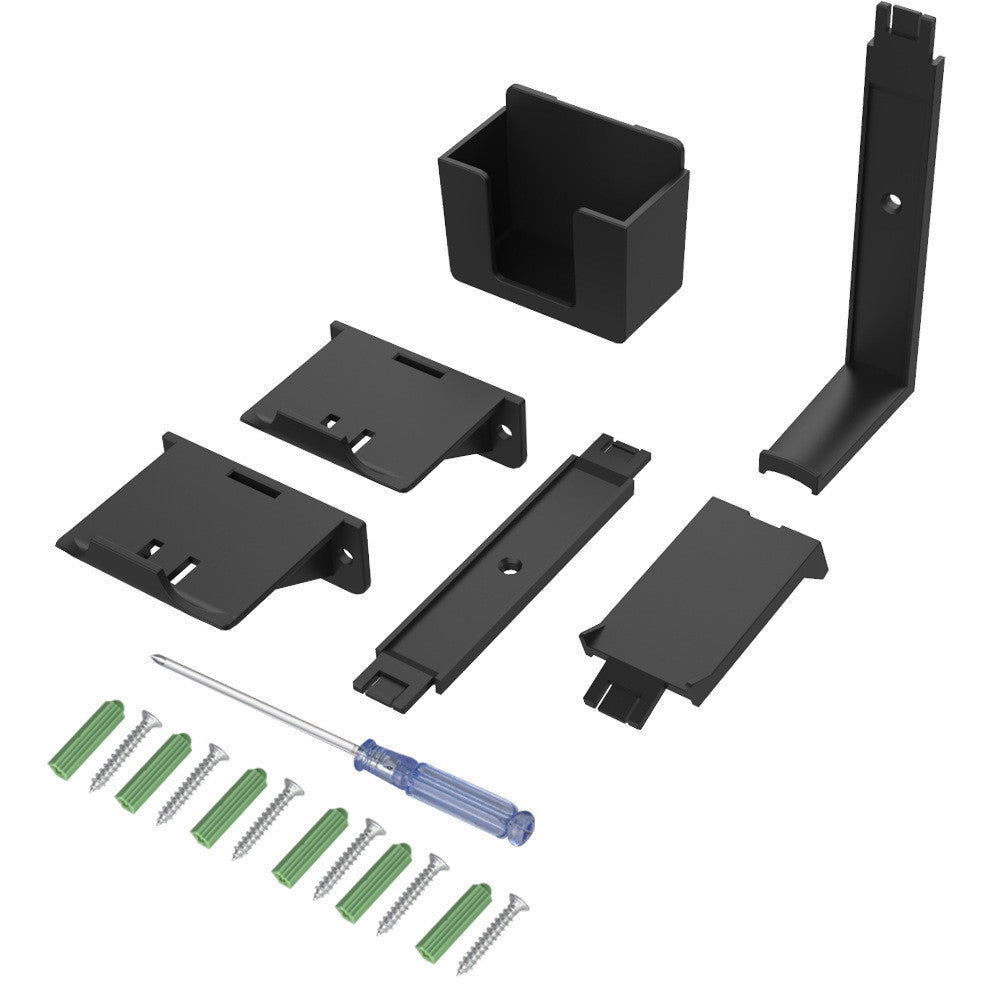 desk organizer used in a home office desk setup