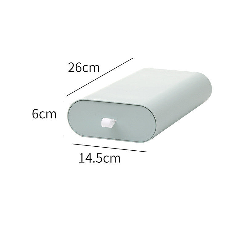 desk organizer showing clean desk storage detail