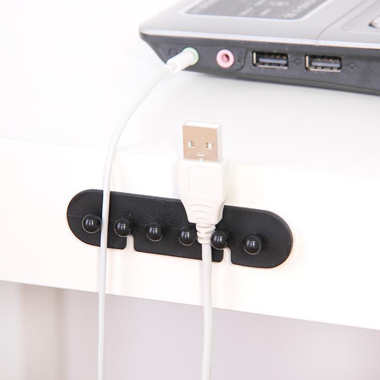 2-pack cable winder clips on a desk