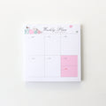 weekly desk planner pad for study  home office on a clean desk setup