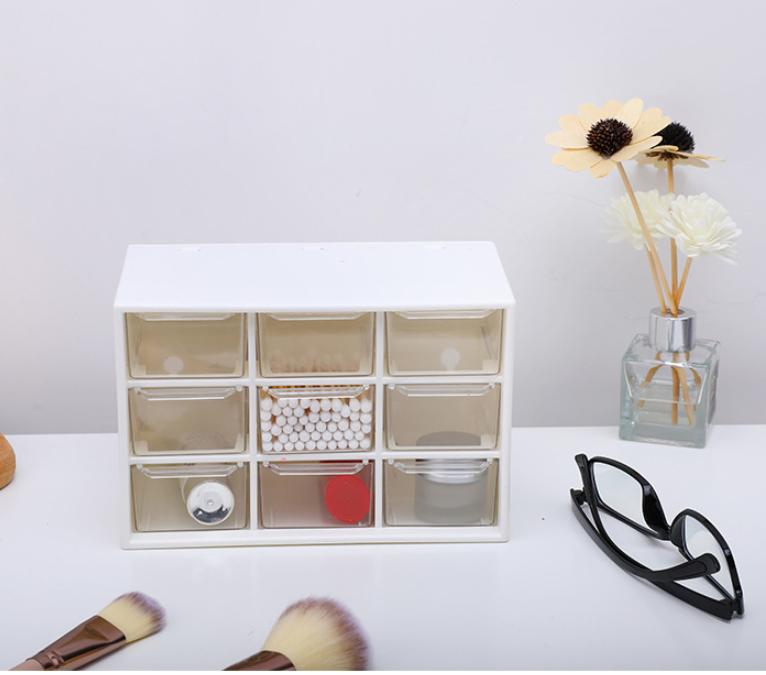 desk organizer used in a home office desk setup