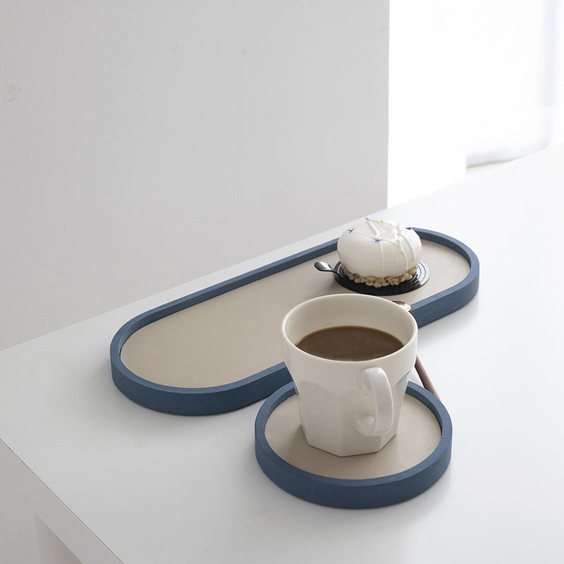 desktop catchall tray for small desk essentials on a clean desk setup