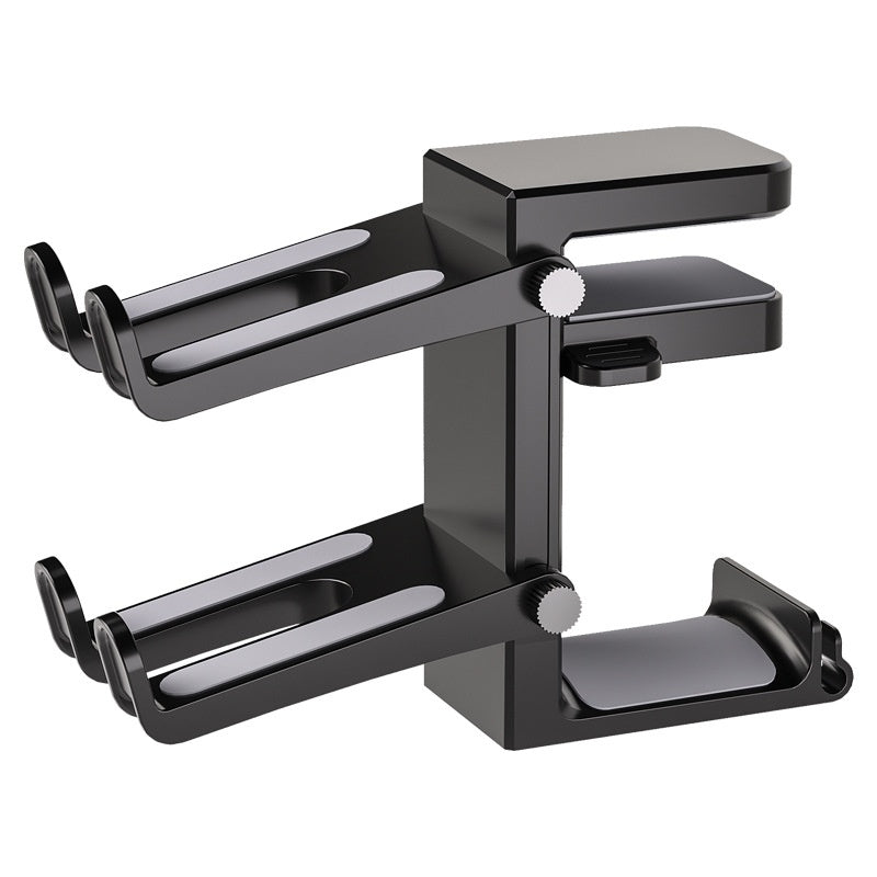 headset and controller holder for clean gaming setup