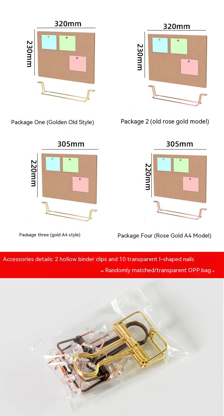 desktop memo board for home office notes