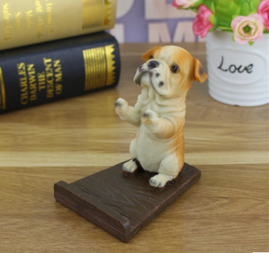 cute dog desk decor stand for small setups keeping a workspace organized