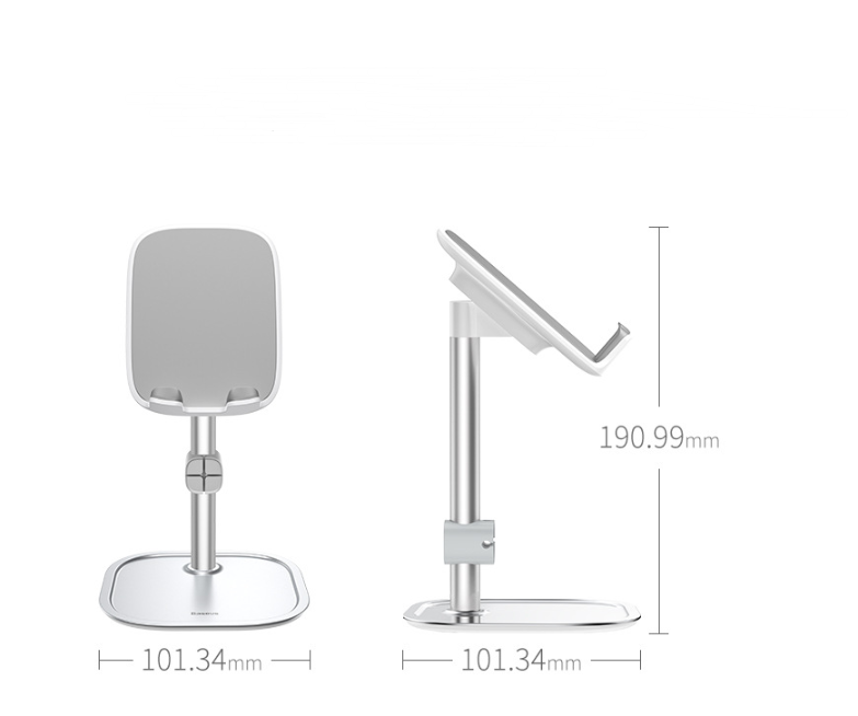 adjustable metal tablet stand for desk for dorm room or study desk