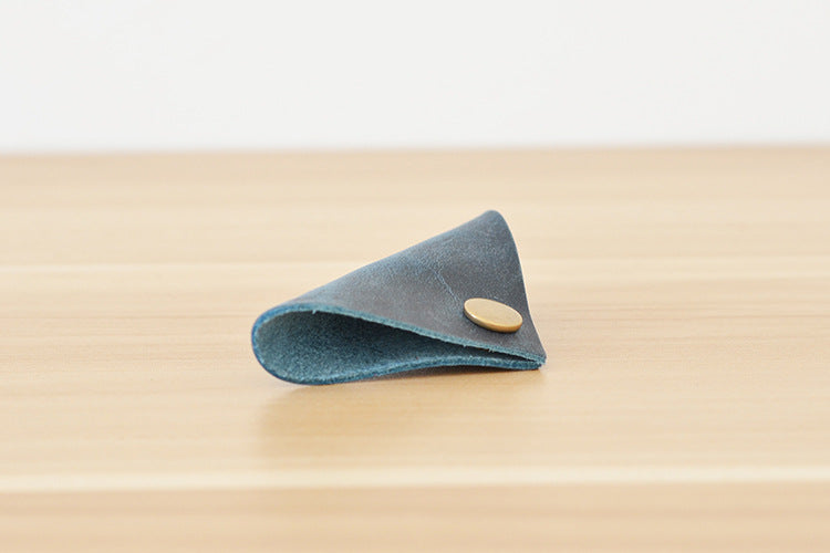 compact leather cable clips for small workspace