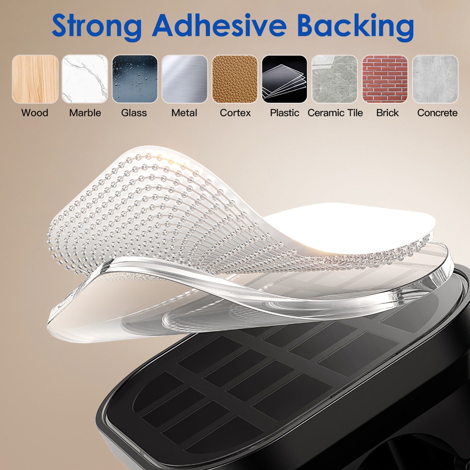 magnetic cable clips in DeskGlow Tech product photo