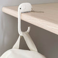 no-drill desk side bag hook for small workspaces on a clean desk setup