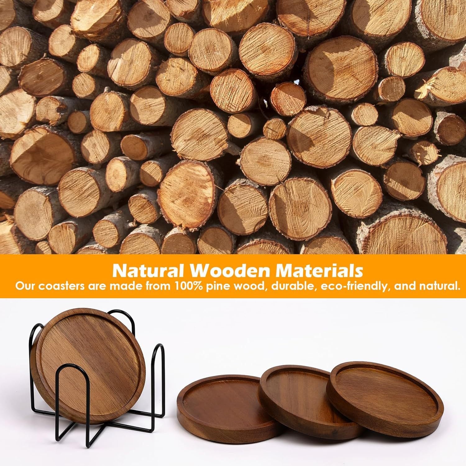 solid wood desk coaster for office setups keeping a workspace organized