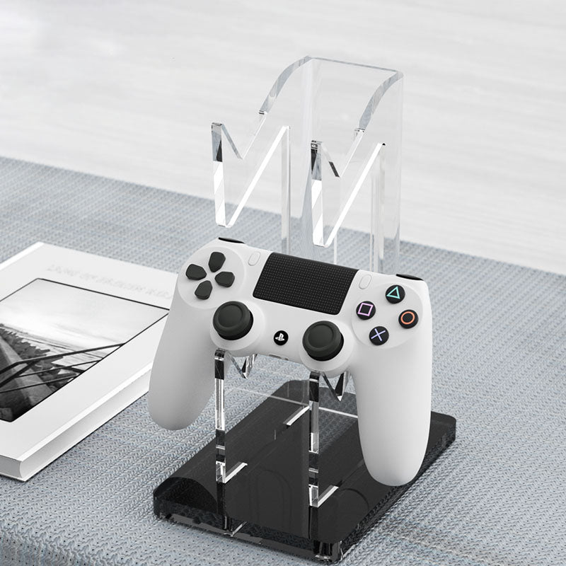gaming desk controller stand detail