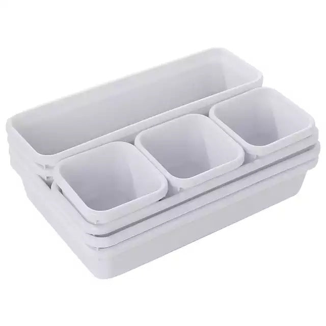 desk drawer organizer for a dorm room desk