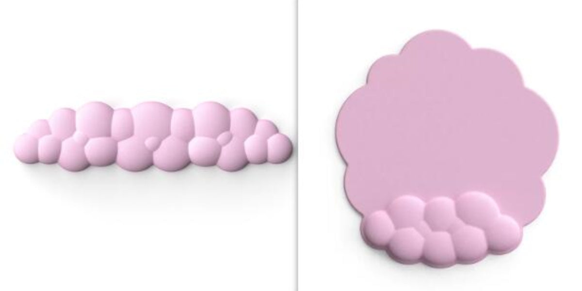 cloud keyboard wrist rest pad for small desk setup product view 22 for desk setup