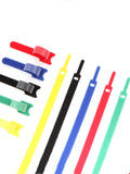 reusable velcro cable ties for desk management on a clean desk setup