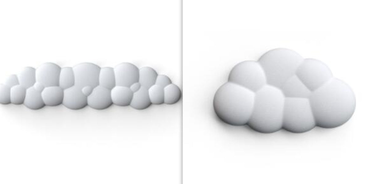 cloud keyboard wrist rest pad for small desk setup product view 32 for desk setup