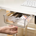 mini desktop drawer organizer box for small desk setup on a clean desk setup