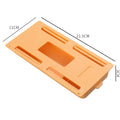 adhesive under-desk storage drawer for small supplies on a clean desk setup