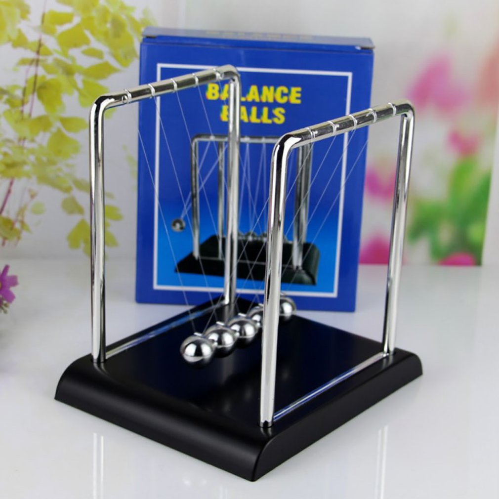 newton ball desk toy for stress relief detail for desk setup