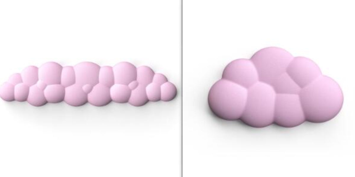 cloud keyboard wrist rest pad for small desk setup product view 23 for desk setup