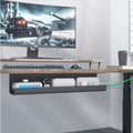 desk organizer mounted under a desk