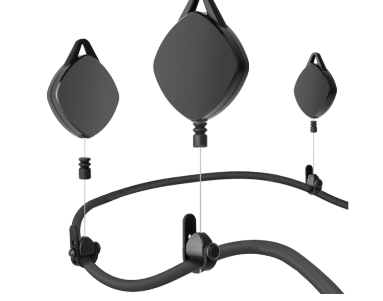 retractable cable winder box for desk cords