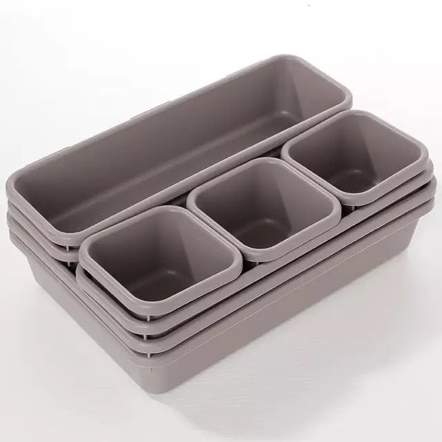 desk drawer organizer used in a home office desk setup