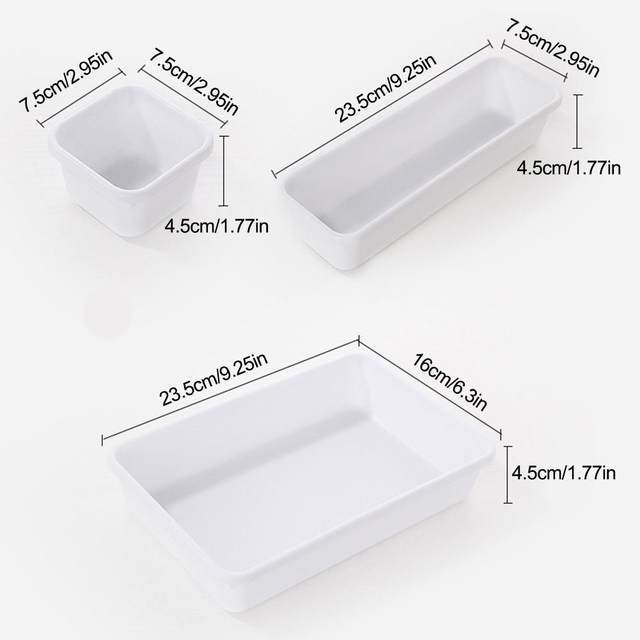 close up of desk drawer organizer for small desk organization