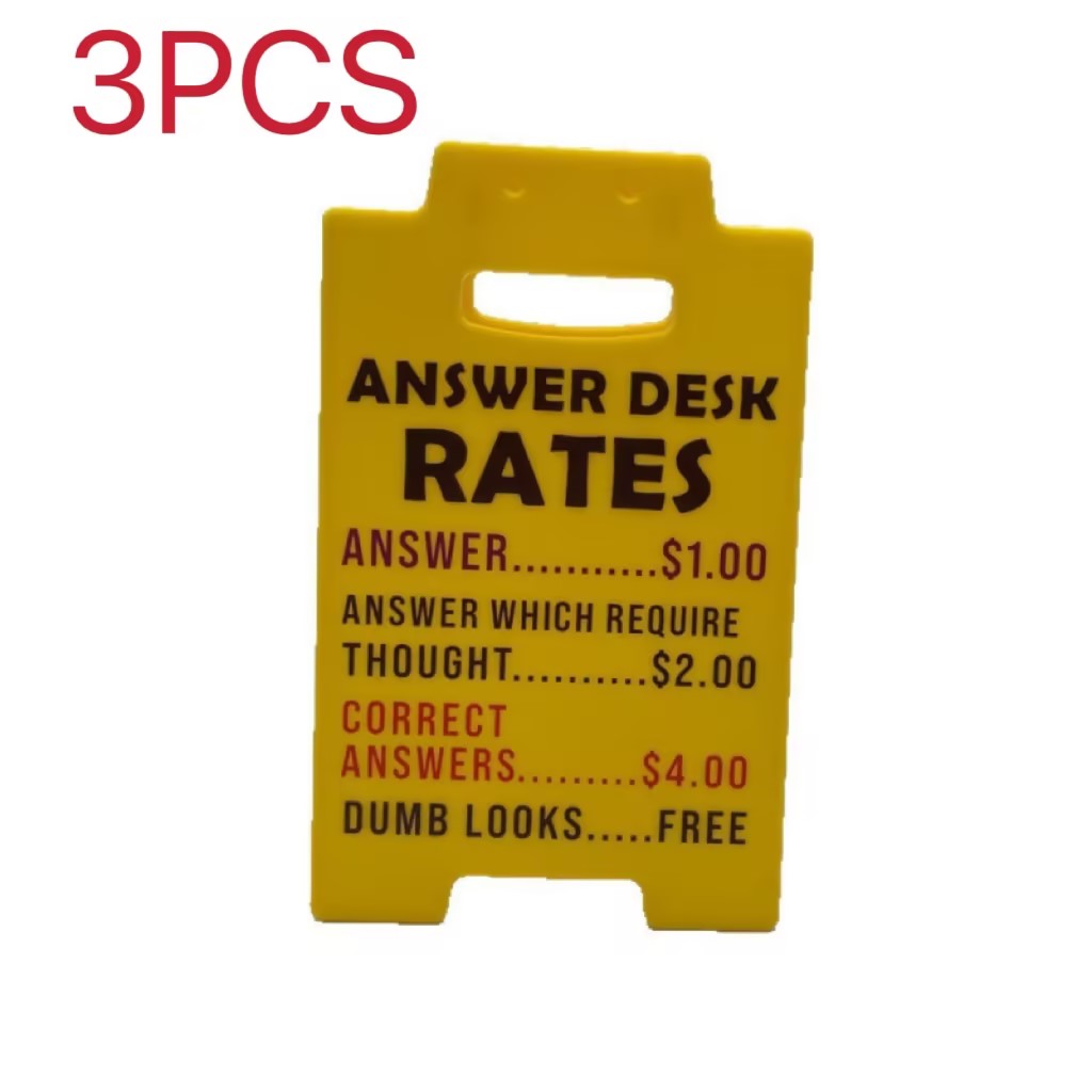 funny desk decor sign for work setups detail for desk setup