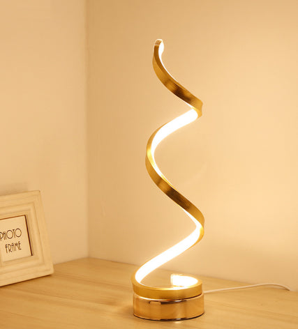 usb spiral desk lamp for small workspaces keeping a workspace organized