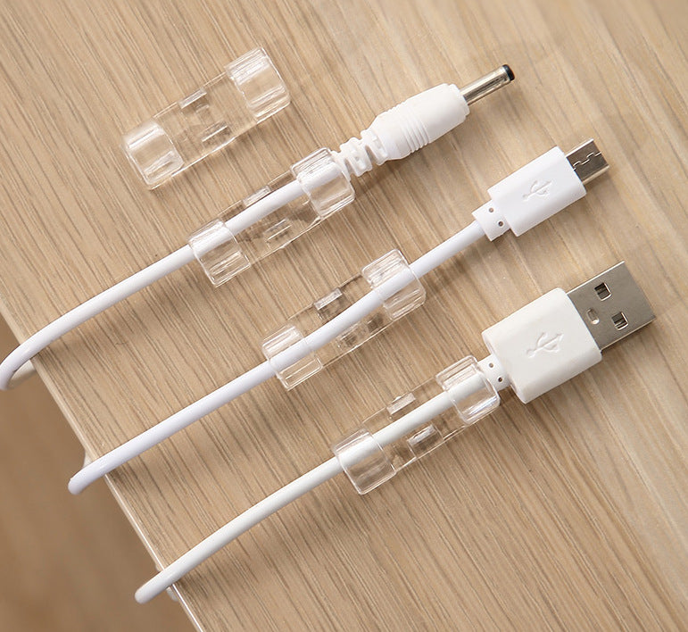 desk cable management clips for small workspace