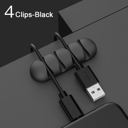 reusable silicone cable ties for desk cords for dorm room or study desk