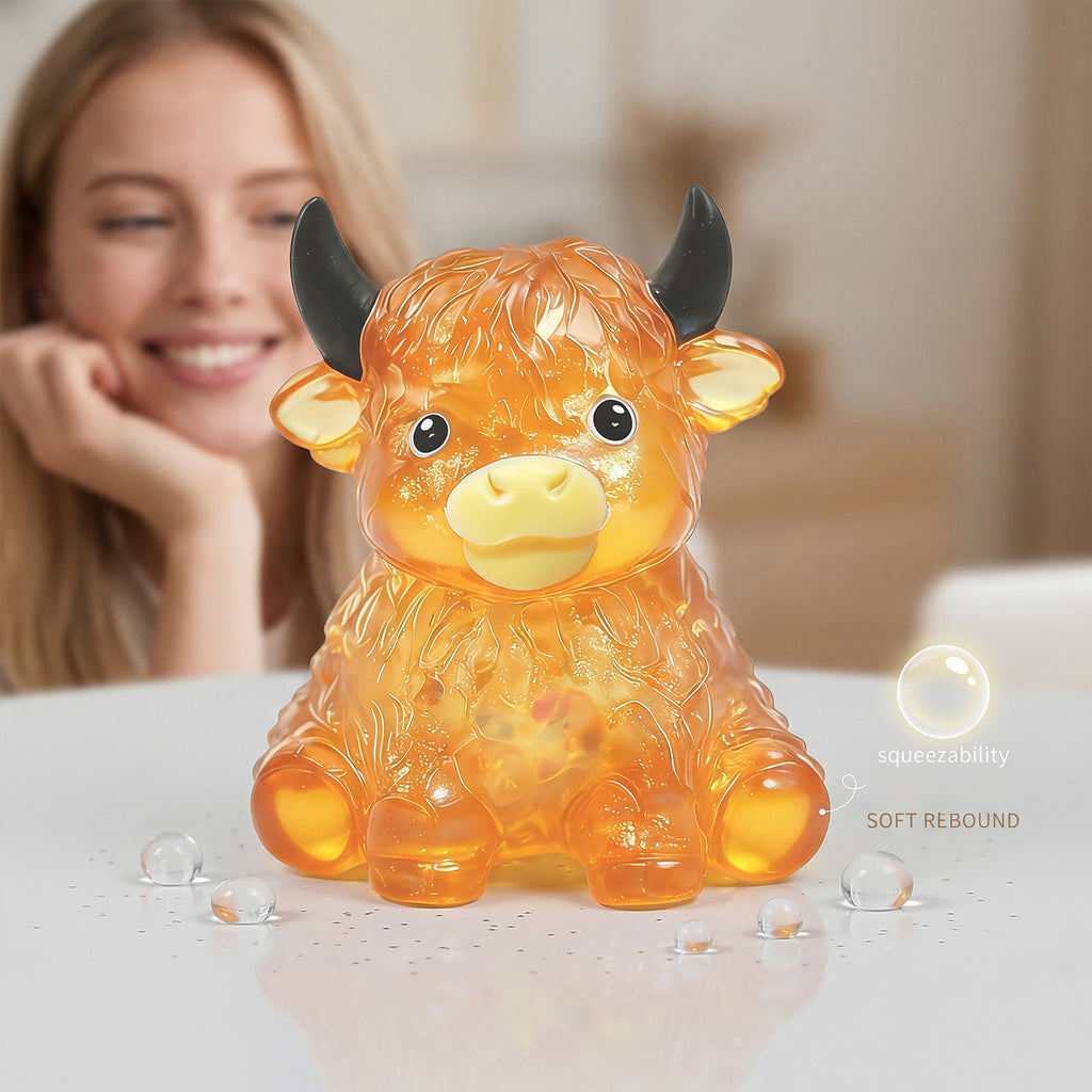 cute desktop fidget toy for work breaks on a clean desk setup