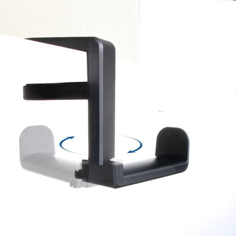 desk organizer used in a home office desk setup