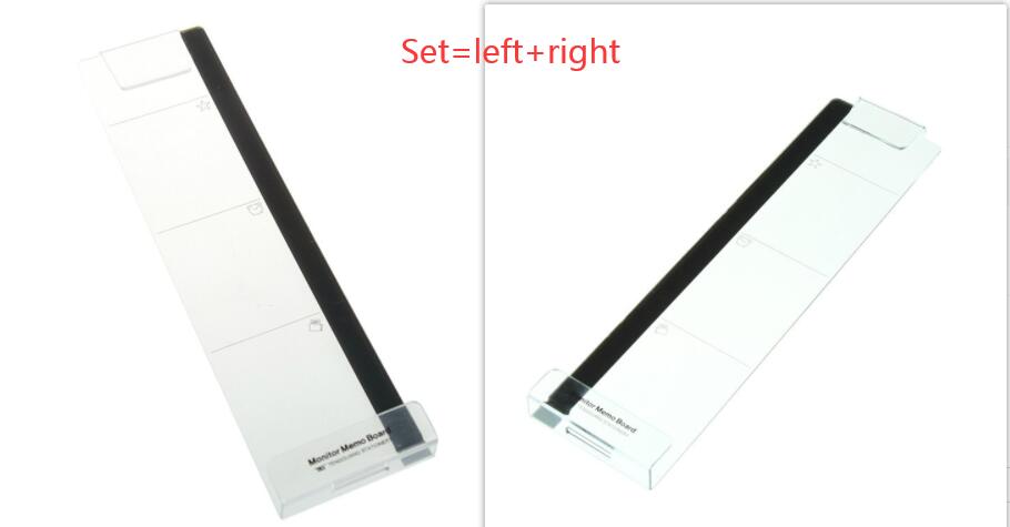 clear monitor memo board for desk reminders