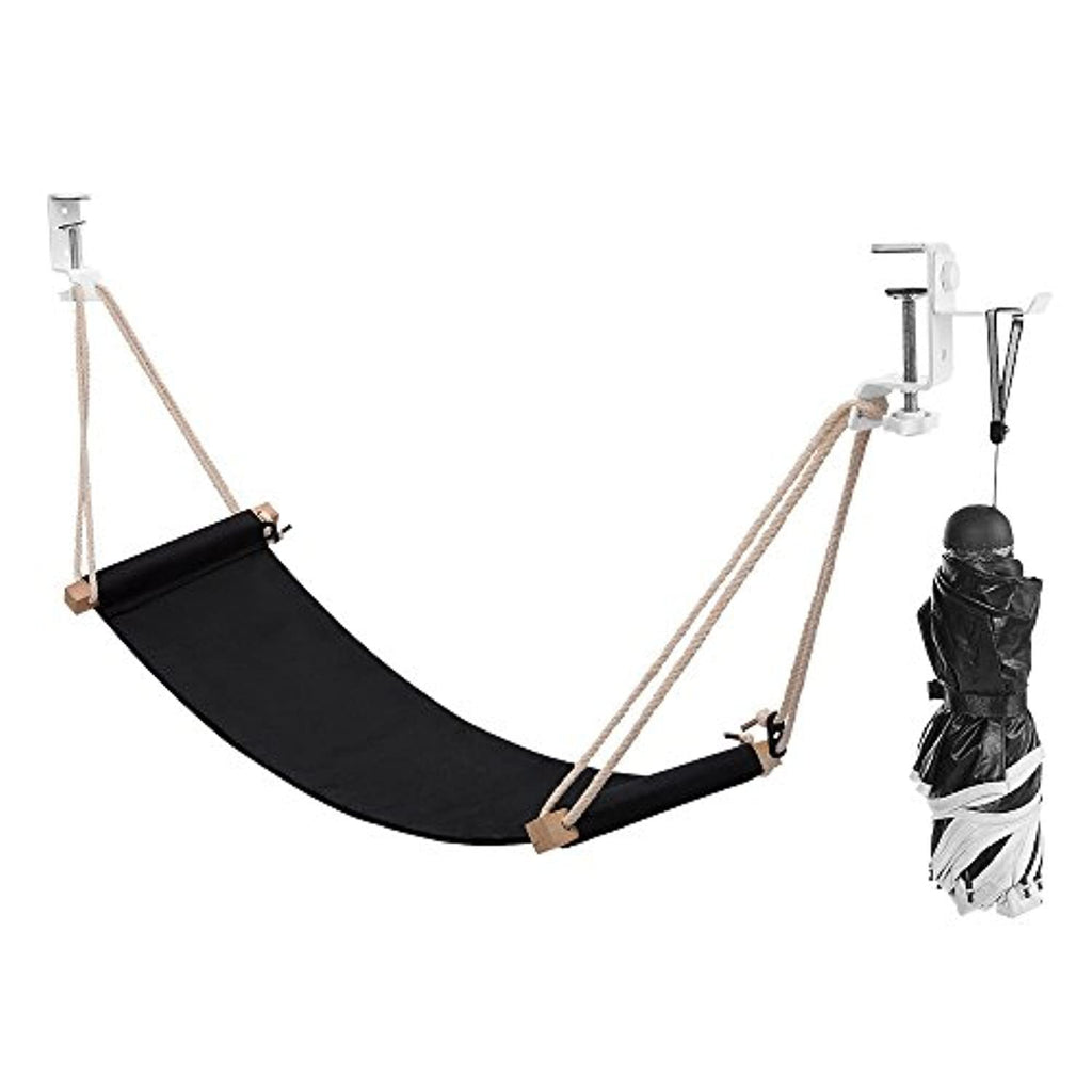 under-desk foot hammock for desk comfort for dorm room or study desk