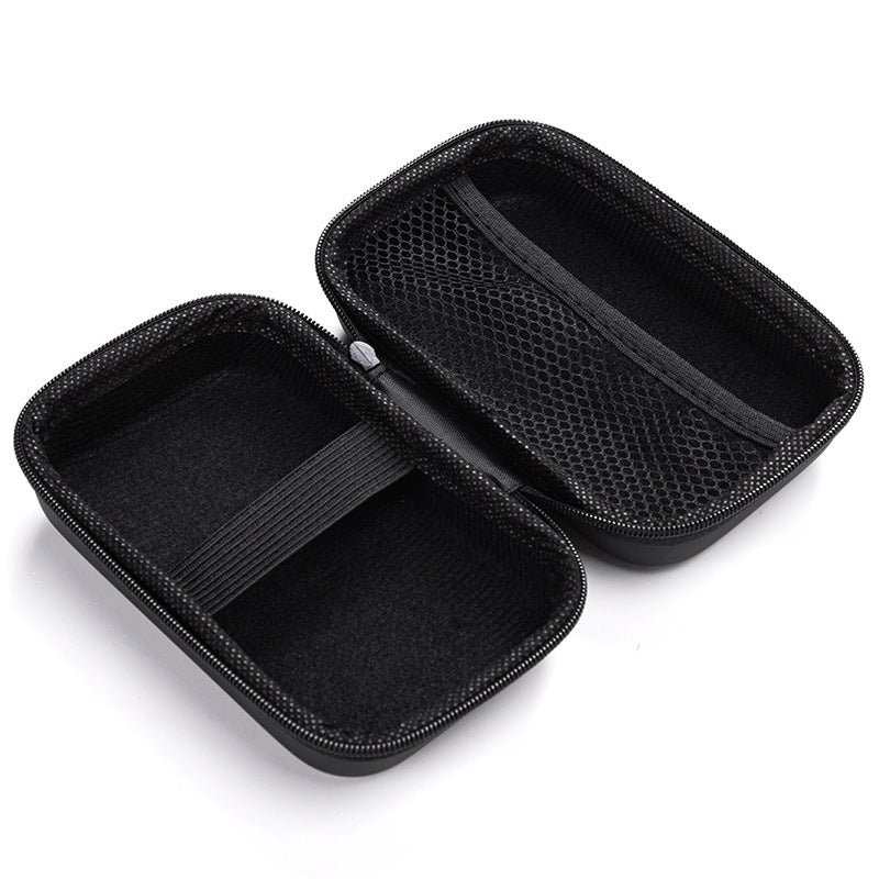 hard shell cable organizer case for small tech for dorm room or study desk