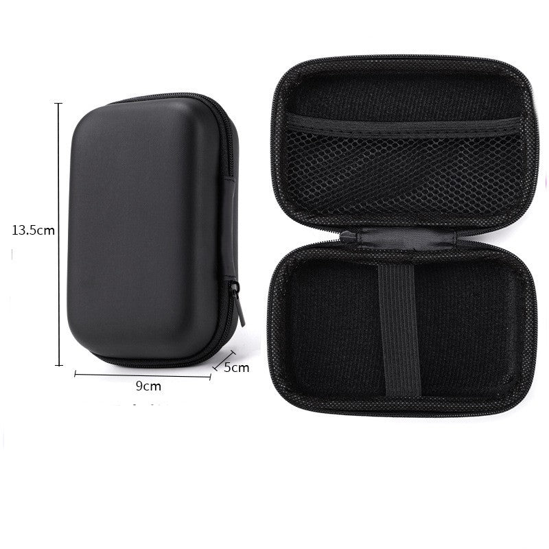 hard shell cable organizer case for small tech keeping a workspace organized