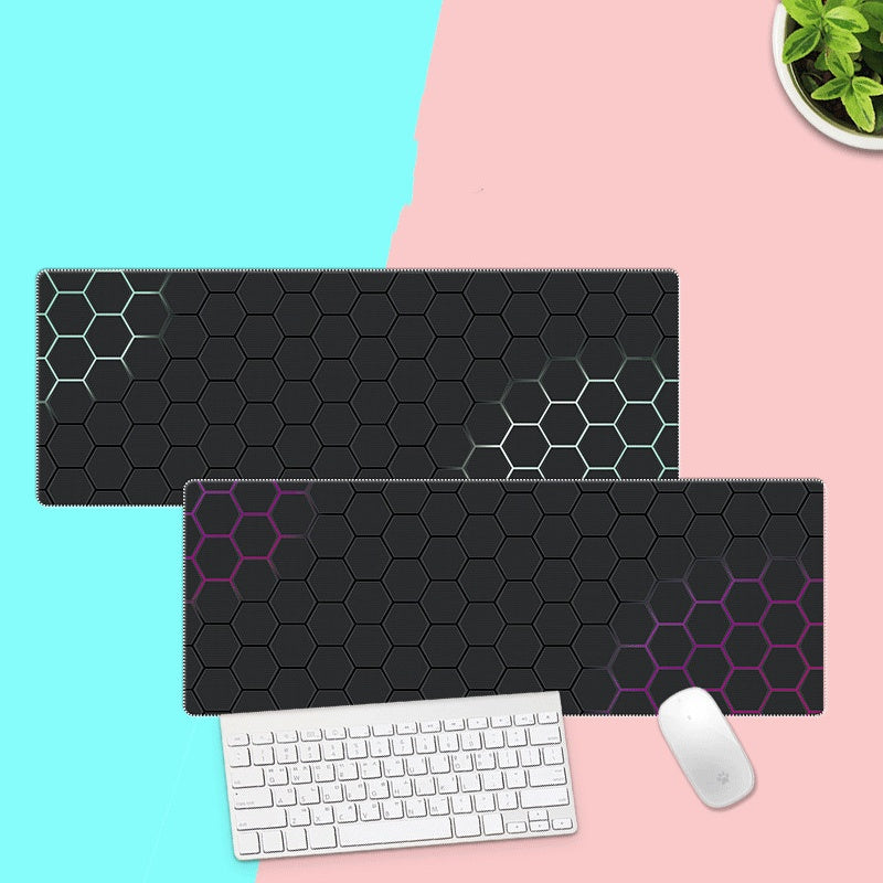 desk mat for a gaming desk setup