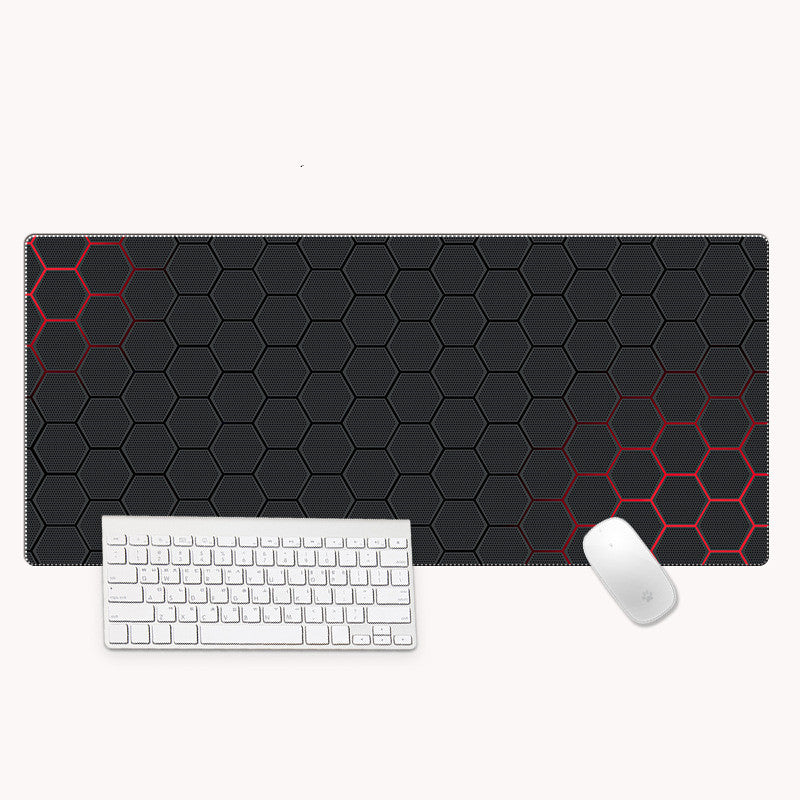 close up of desk mat for small desk organization